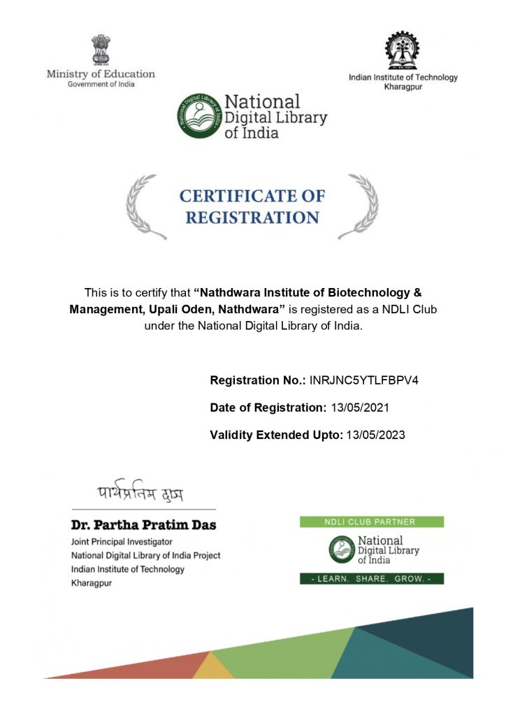NDLI Certificate